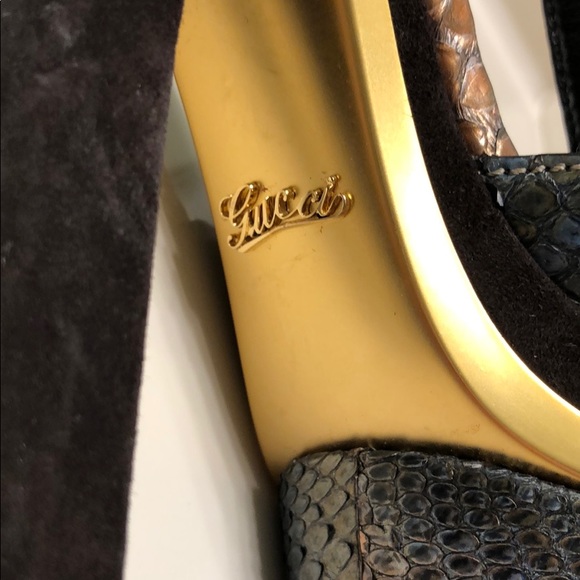 Gucci python platform sandals - Picture 6 of 8